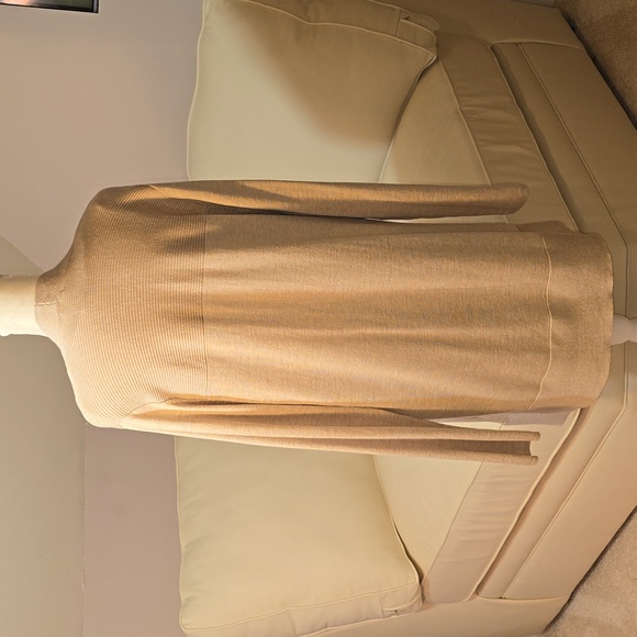 Chico's tan shirt & cardigan - Picture 3 of 7